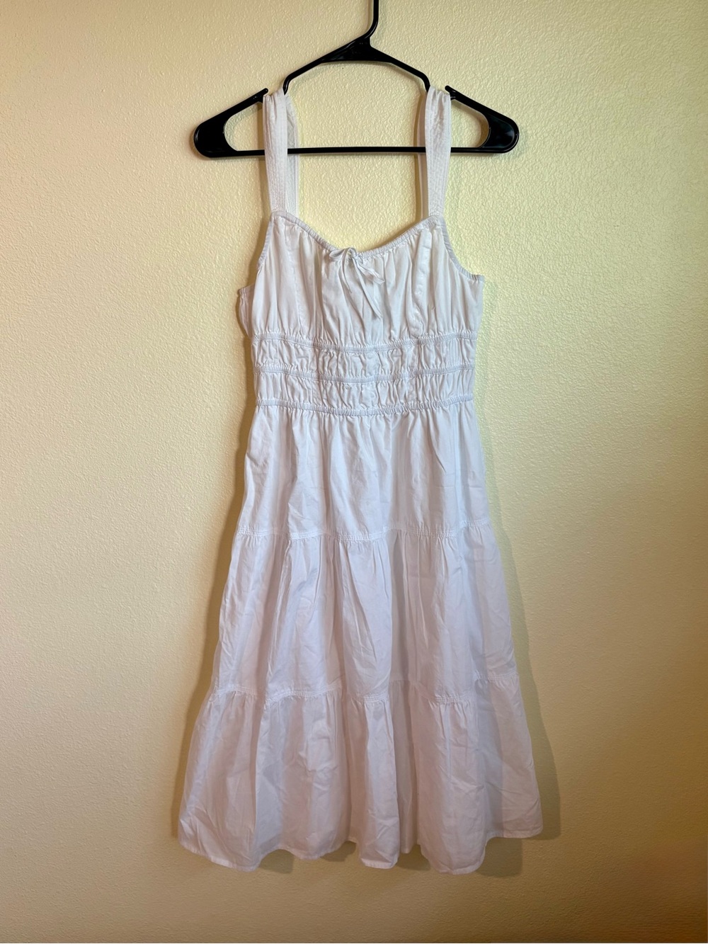 NWT Aritzia Sunday Best Martine Poplin Midi Dress White M - Picture 4 of 8